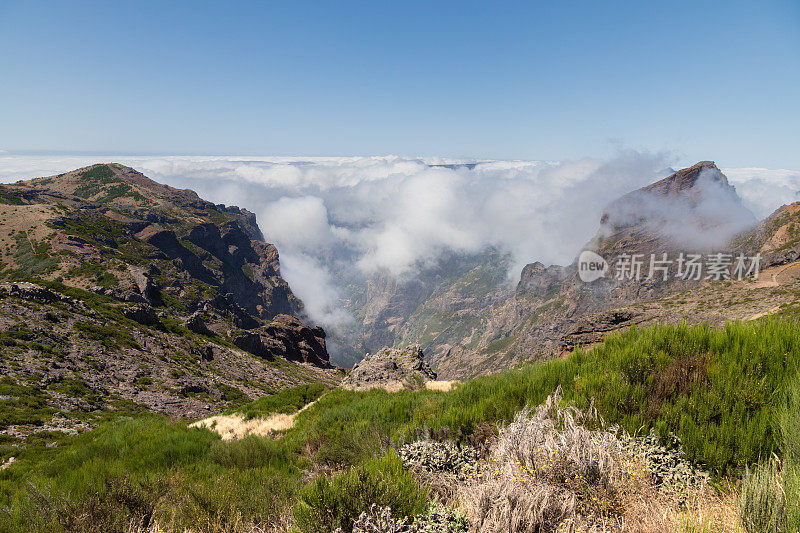 Pico do ariiro峰，马德拉岛，葡萄牙